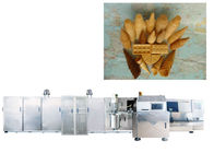 Pełna automatyczna linia produkcyjna do produkcji rożka cukrowego do produkcji kubka / miski waflowej CE