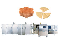 Automatyczna linia produkcyjna cukru stożkowego, maszyna do pieczenia lodów stożka 380V z podwójnymi warstwami drzwi panelu