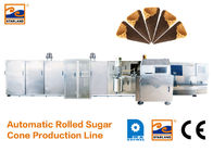 Pełna automatyczna linia produkcyjna do produkcji rożka cukrowego do produkcji kubka / miski waflowej CE