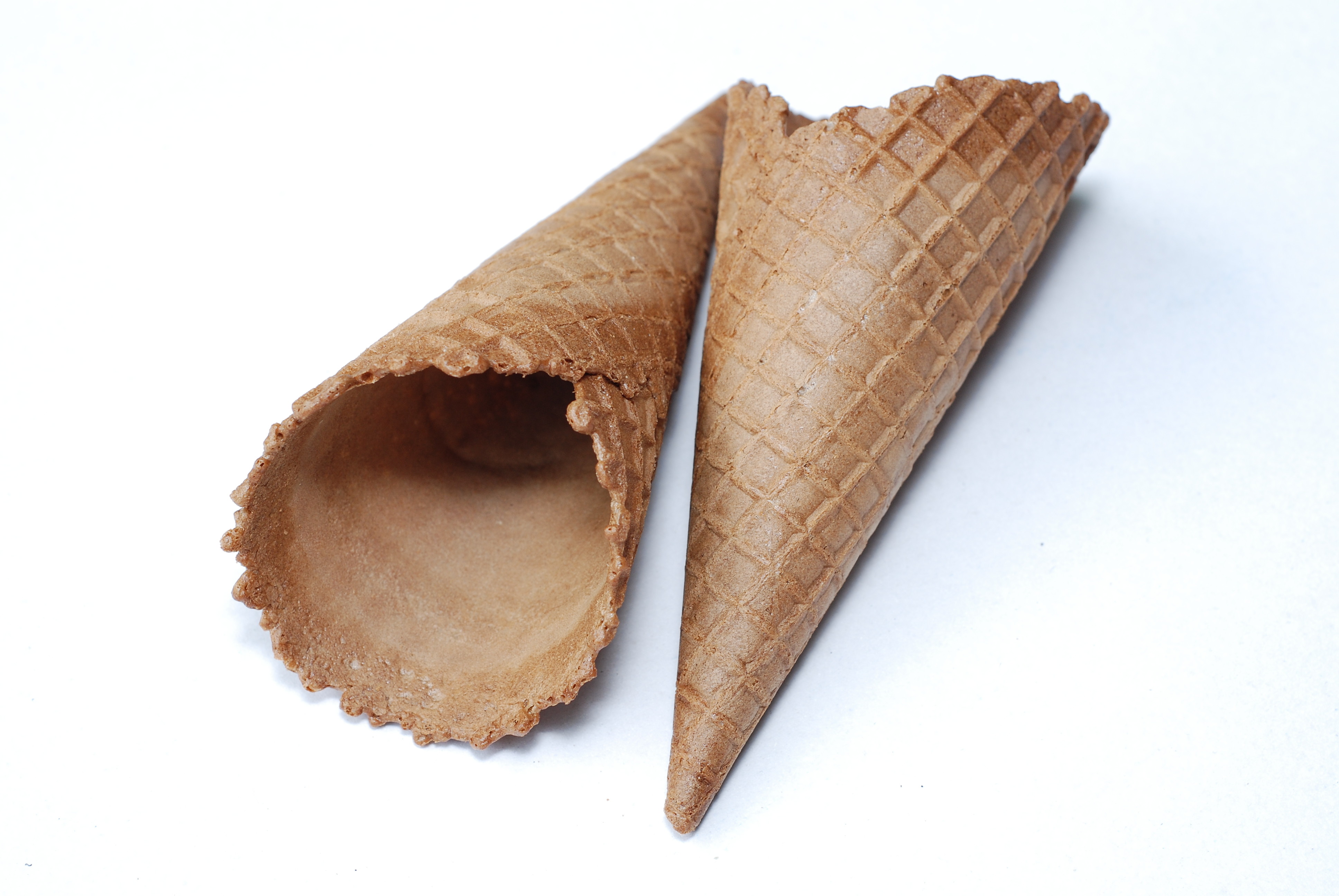 23 ° kąt produkcji lodów, lody czekoladowe Stożek w kształcie stożka