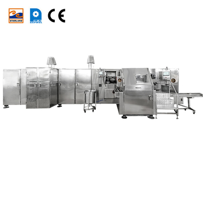 Linia produkcyjna Barquillo Cone z 55 płytkami do pieczenia i silnikiem o mocy 2,0 KM