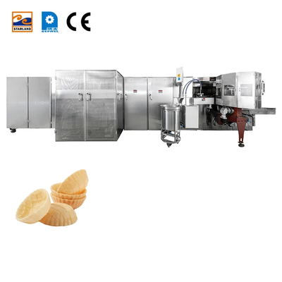 Automatyczna maszyna do robienia ciastek Waffle Basket Production Line z sterowaniem PLC i silnikiem o mocy 2,0 KM