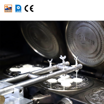 Automatyczna linia produkcyjna ciasteczek gofletowych z cyfrowym sterowaniem temperaturą PLC