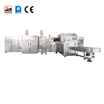 Zaawansowana linia produkcyjna koni cukrowych 380V/220V 4000 PCS na godzinę wykonana ze stali nierdzewnej