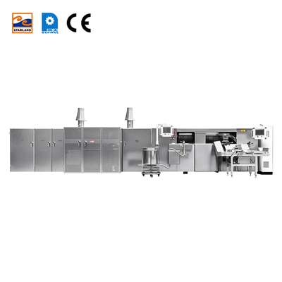 PLC sterowana linia produkcyjna Waffle Roll