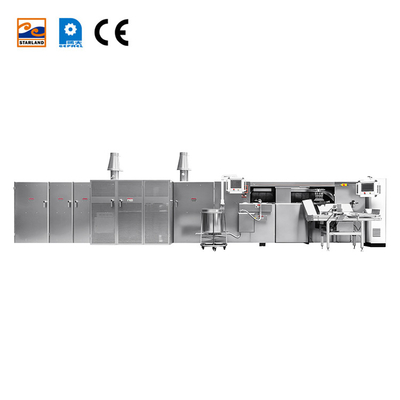 PLC sterowana linia produkcyjna zwalniacz jaj 1,5 kW automatyczny rolka gofle do maszyny do piekarni