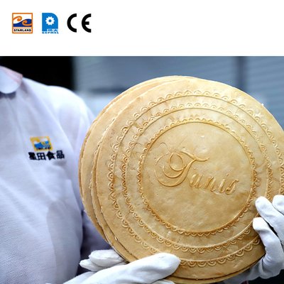 Linia produkcyjna ciastek z płytkami gazowymi z automatycznym systemem sterowania PLC