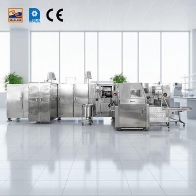 Linia produkcyjna wafla cukrowego 1,5 kW Idealne rozwiązanie dla zautomatyzowanej produkcji rożków barquillo