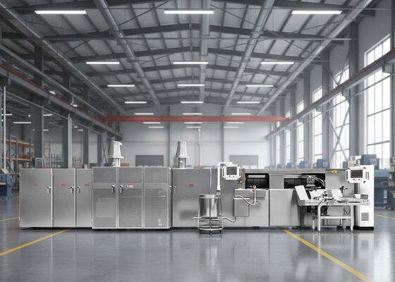 Stainless Steel Deluxe Waffle Roll Production Line Featuring Production Capacities 1200 Hour Optimized for Food Industry