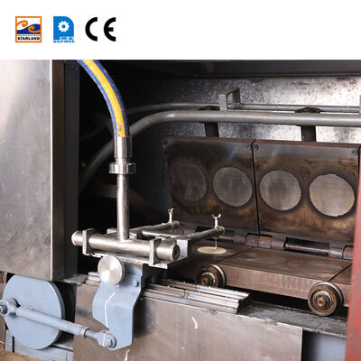 Stainless Steel Automatic Waffle Basket Machine Built for Durability and Continuous Operation in Food Industry Settings