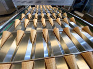 Linia do produkcji rożków cukrowych o mocy 2,0 KM 63 Szablony do pieczenia żeliwa Maszyna do lodów