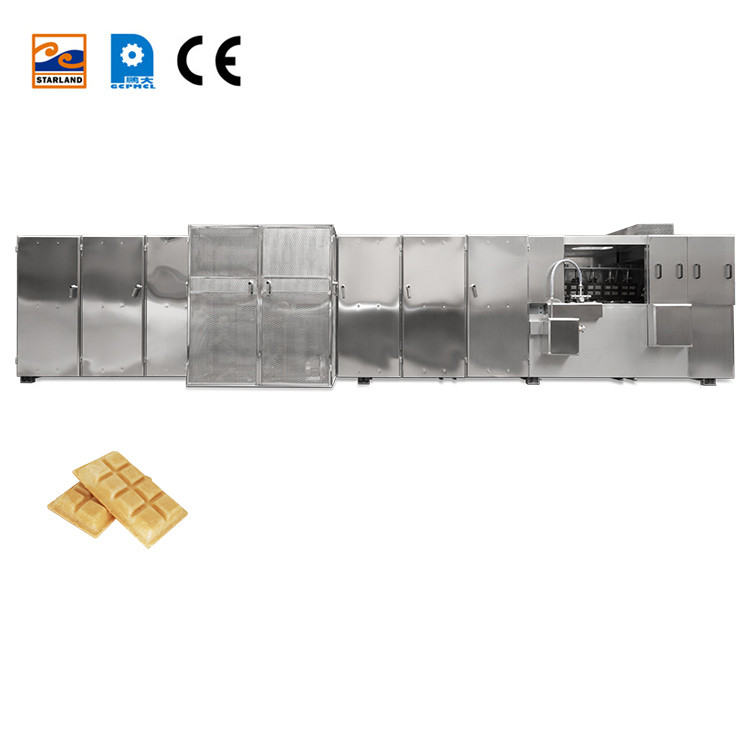 PLC sterowana automatyczna maszyna Monaka Wafer Sprzęt do produkcji przekąsek z 55 talerzami do pieczenia
