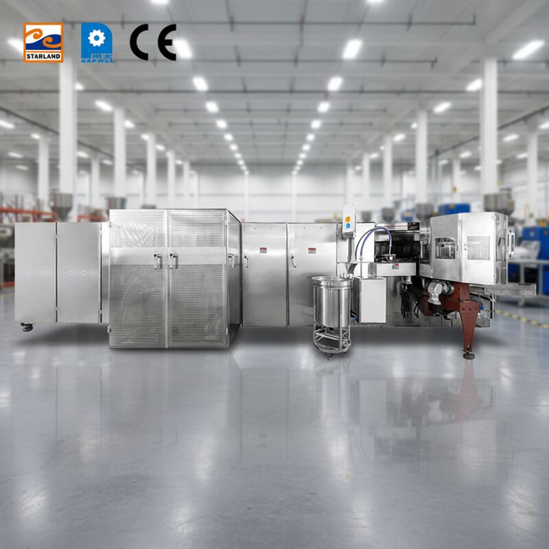 Wideo wsparcie techniczne Waffle Basket Production Line Wysoka wydajność zoptymalizowana do ciągłego