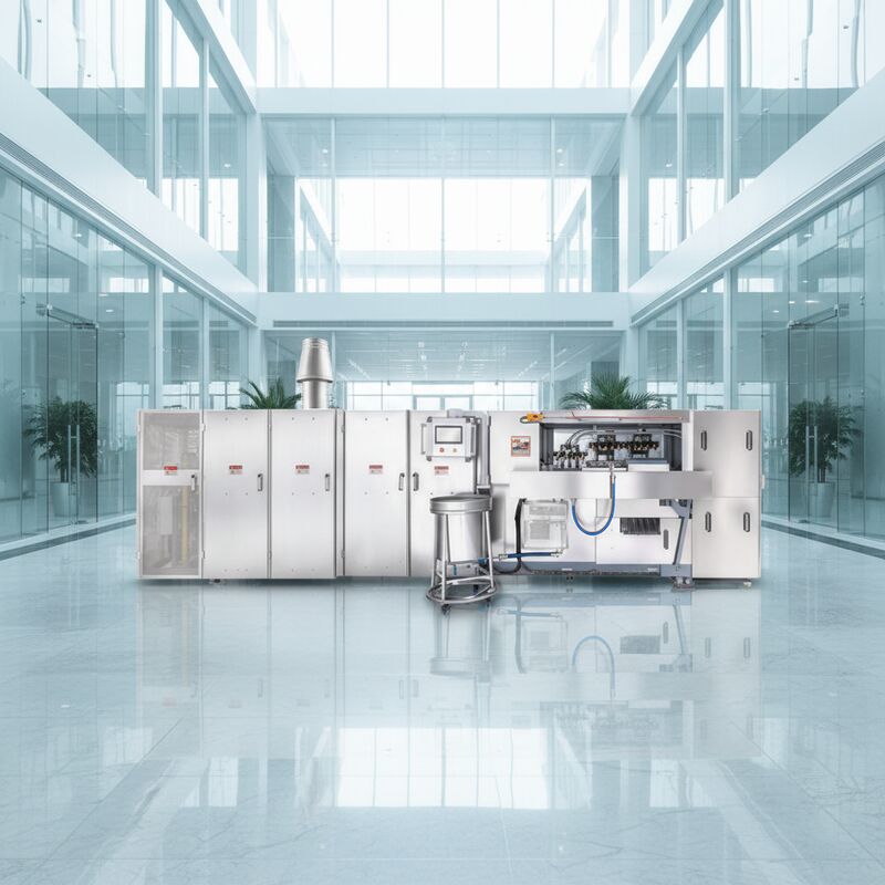 Automatyczna Maszyna do Wafelków Stożkowych Wykonana ze Stali Nierdzewnej, Idealna do Ciągłej Produkcji Pysznych Chrupiących Stożków Wafelkowych