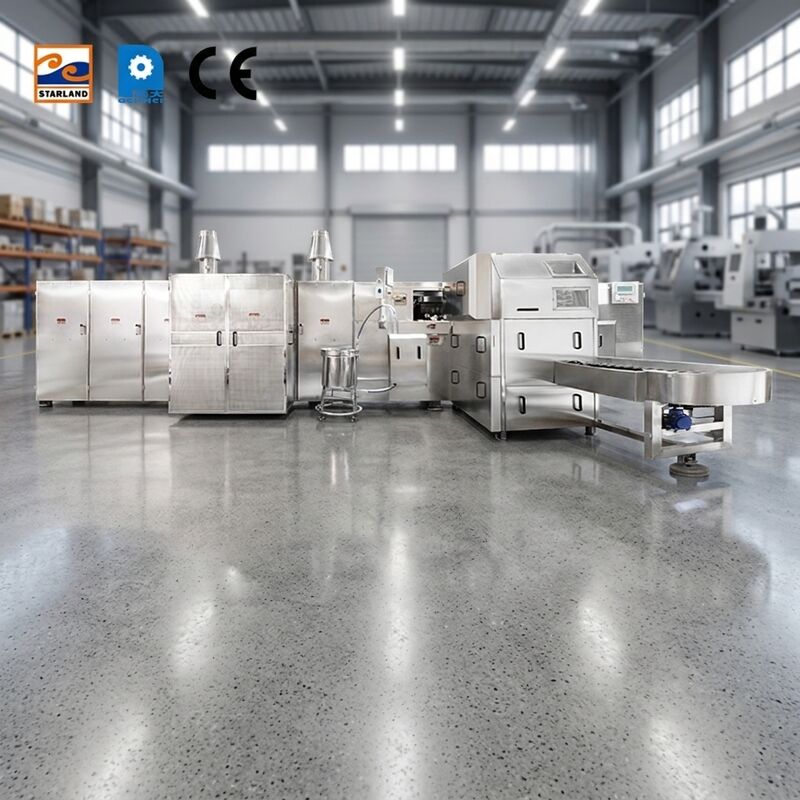 Pojemność 2000 PCS Linia produkcyjna rolek cukrowych, pełna automatyczna 1,1 kW Łatwa instalacja i przyjazny dla użytkownika interfejs