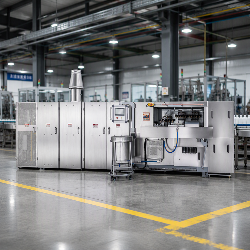 Wideo wsparcie techniczne Wafer Cone Maker doskonały sprzęt do lody Cone