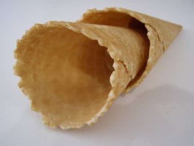 Pyszne lody związane z produkcją Czekoladowe rożki waflowe 46 - 48mm Calibre Size