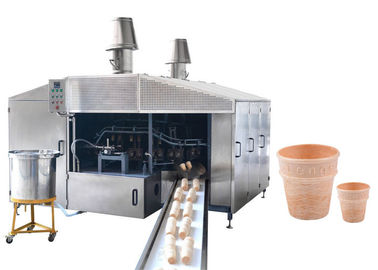W pełni antomatic Ice Cream Cone Machine z szybkim piecem do podgrzewania 380V