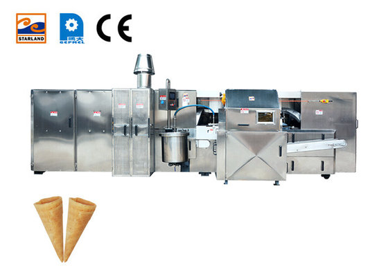 5000 sztuk / h Linia do produkcji stożków cukru Maszyna do produkcji stożków z 55 płytami do pieczenia