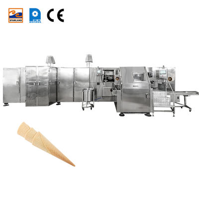 PLC Komercyjna Barquillo stożkowa maszyna z automatyczną linią produkcyjną