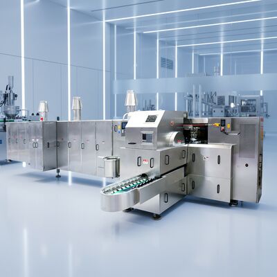 Specyfikacja maszyny do produkcji rożków lodowych o wysokiej wydajności, zbudowanej w celu zapewnienia powtarzalnych rożków