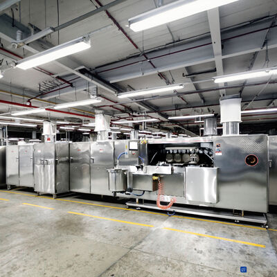 Automatyczna linia produkcyjna wafli ciastkowych Maszyna na zamówienie do ciągłej produkcji i pakowania wafli ciastkowych