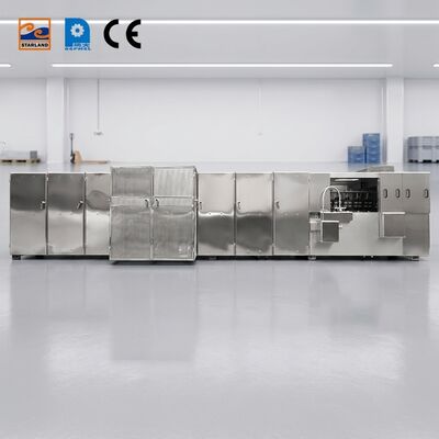 Komercyjna linia produkcyjna płytek Monaka Automatyczna produkcja Wideo Wsparcie techniczne po obsłudze