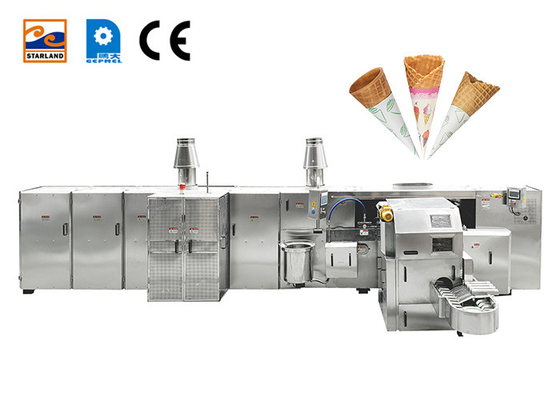 Wielofunkcyjna automatyczna linia produkcyjna Crisp Tube, 47 szablonów do pieczenia 240 mm * 240 mm.