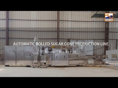Komercyjna automatyczna lody stożkowa maszyna dostosowana